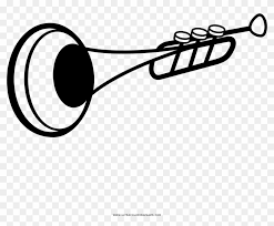 Play with musical instruments like piggie and her trumpet. Trumpet Coloring Page Coloring Book Free Transparent Png Clipart Images Download