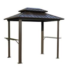 Check spelling or type a new query. Backyard Creations Concord Steel Roof Grill Gazebo At Menards