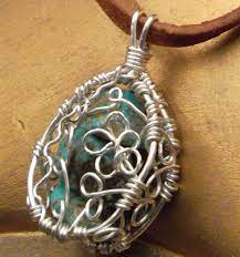 Flower Cage Natural Stone Necklace 71720181825 Natural Stones Necklace Repurposed Jewelry Fine Jewelry