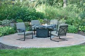 Revere Ii 5 Piece Fire Table Set By Furniture Creations Direct Hom Furniture Patio Trends Patio Plans Outdoor Furniture Sets