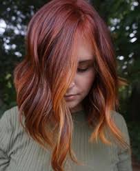Copper Money Piece Hair Color Burgundy Fall Red Hair Burgundy Hair