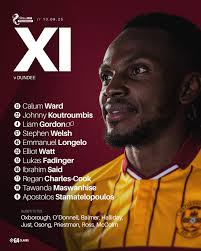 Dundee v Motherwell 13/09/2025