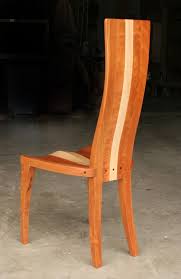 Custom Made Modern Wood Dining Room Chair With Carved Seat Gazelle High Back Wood Dining Chairs Wood Dining Room Chairs Dining