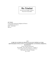 Comunicaciones de respuestas electrónicas para identidades étnicas en la  universidad autónóma indígena de México
