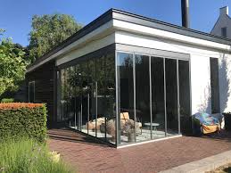 Schiebe Falttur Terrasse Sunflex Hersteller Von Faltsystemen Sommergarten Glasschiebetur Fenster Und Turen