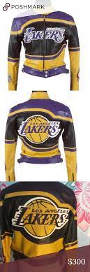 Jeff Hamilton Leather Los Angeles Lakers Jacket Lakers Jacket Jackets Interview Outfits Women