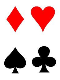 Playing Card Symbols Diamond Heart Club Spade Sticker By Louispayne458 In 2021 Hearts Playing Cards Print Stickers Playing Cards