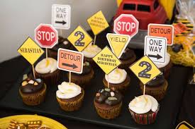 Theme Birthday Cupcake Ideas For Boys Construction Theme Birthday Party Ideas Photo 1 Of 16 Construction Birthday Cake Construction Theme Birthday Party Birthday Party Themes