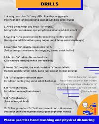 Let S Practice This Drill Study The Phrases Thoroughly And Notice How The Verb Is Is Used In Each Sentence Happy Learning Stay In 2020 Sentences Let It Be Phrase