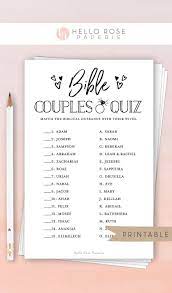 But don't forget that they could also be played at a bridal shower or bachelorette. Bible Couples Quiz Bridal Shower Printable Game Christian Etsy Christian Bridal Shower Ideas Simple Bridal Shower Couples Quiz