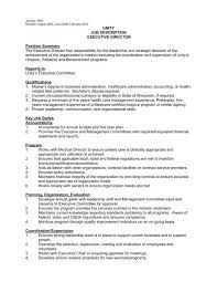 The accounting manger works under the director of finance. Unity Job Description Executive Director Position