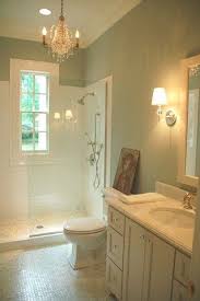 Another Clean And Simple Bathroom Floor Tile Same As Shower Floor To Make Small Space Look Larger White Simple Bathroom Classic Bathroom Traditional Bathroom