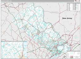 Display bucks county border on map share: Bucks County Pa Zip Code Map Premium Style