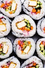 Vegan Sushi Rolls With Crispy Tofu The New Baguette
