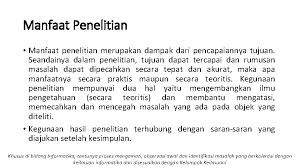 Check spelling or type a new query. Tujuan Manfaat Dan Ruang Lingkup Penelitian Matakuliah Proposal