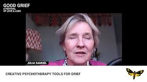 NOW ON THE GRIEF CHANNEL: JULIA SAMUEL'S CREATIVE PSYCHOTHERAPY TOOLS FOR  GRIEF , We've just uploaded a new video to our YouTube channel! In this  short talk, Julia Samuel shares her creative toolkit ...