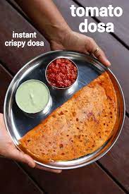 Tomato Dosa Recipe Instant Thakkali Dosai Tomato Dosai Recipe Indian Food Recipes Vegetarian Dosa Recipe South Indian Breakfast Recipes