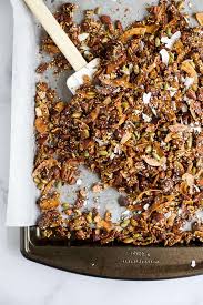 gluten free granola with nuts coconut
