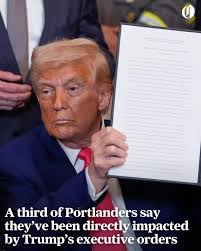 Sean Horan is among the 33% of Portland area residents who say they've been  “directly affected” by at least one of Trump's executive orders as the  president rolls out edicts at a