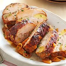 The pork loin and pork tenderloin are two different cuts of meat. Apple Cinnamon Pork Loin Recipe How To Make It Taste Of Home