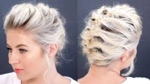 Twisting hair backwards, away from the face and using the twists to hold the short hair back is a beautiful way to create an updo for short hair. Updos For Short Hair 101 Top 6 Tutorials For Fixing Yourself Up Fast