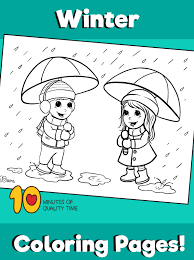 Preschool rainy day coloring pages. Rainy Day Coloring Page 10 Minutes Of Quality Time