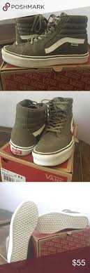 Vans Sk8 Hi Lite Vans Vans Sk8 Green Suede