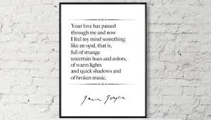 This James Joyce Love Poem Literary Love Quotes James Joyce Love Quotes