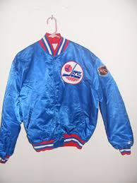 Late 80s Winnipeg Jets Starter Satin Jacket Xl Satin Jackets Jackets Sport Coat