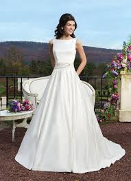 Sincerity Wedding Dress Style 3810 Matte Satin Ball Gown Featuring Box Pleats A Batea Wedding Dresses Sincerity Wedding Dress Sincerity Bridal Wedding Dresses