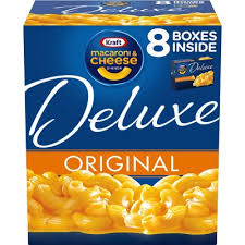 (1740) 4.6 out of 5 stars. Kraft Deluxe Original Cheddar Macaroni And Cheese Dinner 14 Oz 8 Pk Sam S Club