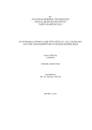Pdf 191 Numarali Isparta Ser Iyye Sicili H 1282 1283 M 1865 1867 Nin Transkripsiyon Ve Degerlendirilmesi Gul Hanim Cengiz Academia Edu