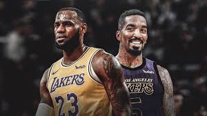 J r smith lebron james. Lebron S Lakers Take A Shot With J R Smith Basketballbuzz
