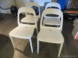 Plastic Chairs Brand Ikea Type Urban Number 4 Pieces Auctionista