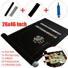 Inflatable tube × 1, elastic bands × 2, drawstring storage bag × 1. Puzzles Mat Jigsaw Roll Felt Mat Play Mat Puzzles Blanket For Up To 1500 Pieces Puzzle Accessories Portable Travel Storage Bag Puzzles Aliexpress