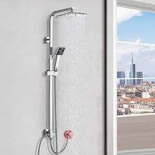 Bonade Regendusche Ohne Wasserhahn Aus Edelstahl Brausen Duschsystem Mit Umstellung Dusche Fur Die Wandmontage Dusch In 2020 Mit Bildern Duschsysteme Duschstangen Regendusche