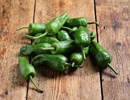 A great tasting chilli that can be fried, stuffed or bbq'd but the most simple way is to fry in olive oil and sprinkle with. Padron Peppers Organic 200g
