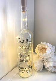 Personalised Wedding Gift Light Up Bottle Wedding Gift Etsy Personalized Wedding Gifts Light Up Bottles Wedding Wine Gift