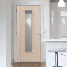 J B Kind Laminates Ivory Painted Door Clear Glass Prefinished Internal Doors Internal Wooden Doors Painted Doors