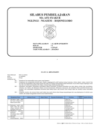 Lihat rpp unduh rpp salin tautan rpp. Silabus Quran Hadits Ma Kelas Xi Kurikulum 2013