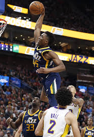 Late in the 2q against the los angeles lakers, donovan mitchell drove down the lane and posterized javale mcgee at the rim. Amazon Com Donovan Mitchell Utah Jazz Poster Photo Celebrity Basketball Nba Limited Print Size 24x36 1 Everything Else