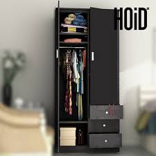 See more ideas about bedroom wardrobe, wardrobe design bedroom, wardrobe doors. 2 Door Wardrobe With 3 Drawers Hoid Pk