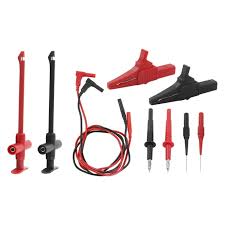 Multimeter Test Leads Kit Crocodile Clip Banana Plug Probe ...