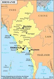 Ce qu'info birmanie demande à la france d'appuyer. Carte Et Reperes Sur La Birmanie Ritimo