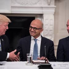 Satya nadella replaced billionaire steve ballmer as microsoft ceo in 2014. Pentagon Reaffirms Satya Nadella S Microsoft Jedi Cloud Contract Win Despite Procurement Mistake News India Times