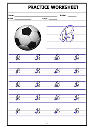 English cursive writing practice is very important to learn to. A2zworksheets Worksheet Of English Cursive Writing Alphabet B Capital Letter Cursive Letters Writing English