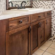 bathroom vanity with new cabinet doors