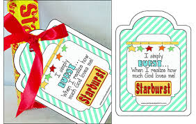 Maybe you would like to learn more about one of these? Printable Missionary Ideas Starburst Parties And Patterns Downloads Candy Quotes Starburst Candy Kids Christmas Treats