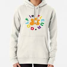 Rhinestone rainbow flower peace sign hoodie baby blue. Golf Le Fleur Sweatshirts Hoodies Redbubble