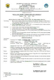 Tenaga guru dan pegawai honorer tahun pelajaran 2010 2011. Contoh Surat Keputusan Tenaga Honorer Contoh Surat